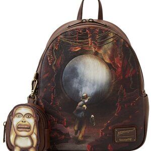 Loungefly Indiana Jones Raiders Mini Backpack with Coin Purse